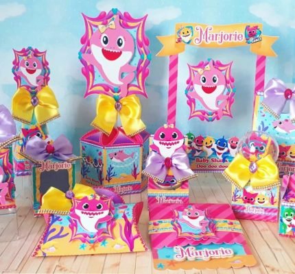 KIT BABY SHARK ROSA
