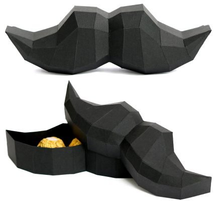 Caixa Bigode Low Poly
