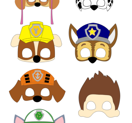 MÁSCARAS PATRULHA CANINE - BRINDE COLETIVA 02